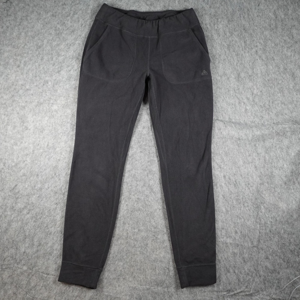 Eastern Mountain Sports Pants Women Medium Black Fleece Pockets F21W2073 Warm